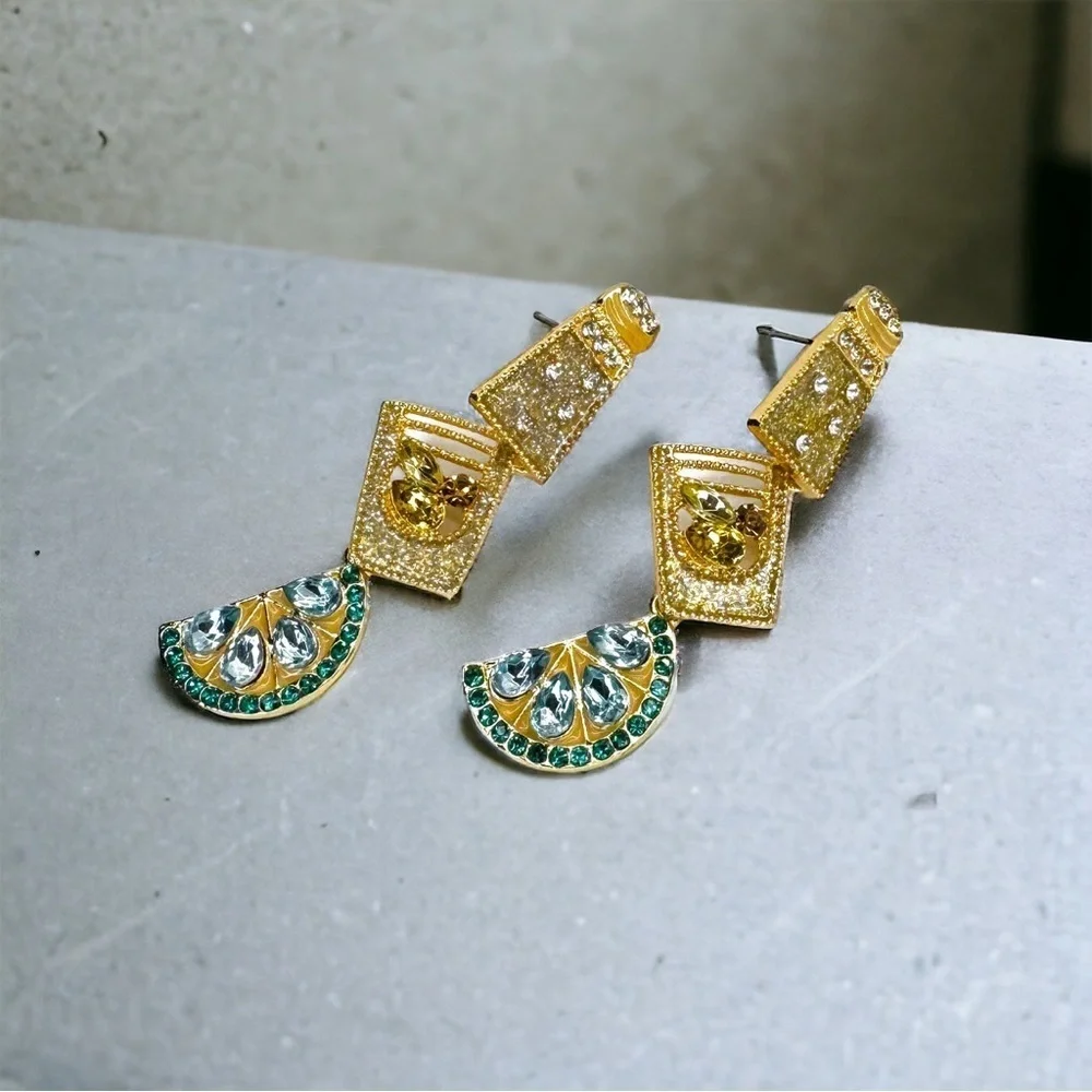 ✨Rhinestone Tequila Time Drop Earrings: Sip, Celebrate, Shine! NWT Tequila Shots